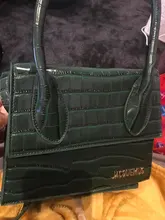 Square Bag Messenger-Bags Womens Handbag Crocodile-Pattern Shoulder Small Mini Fashion