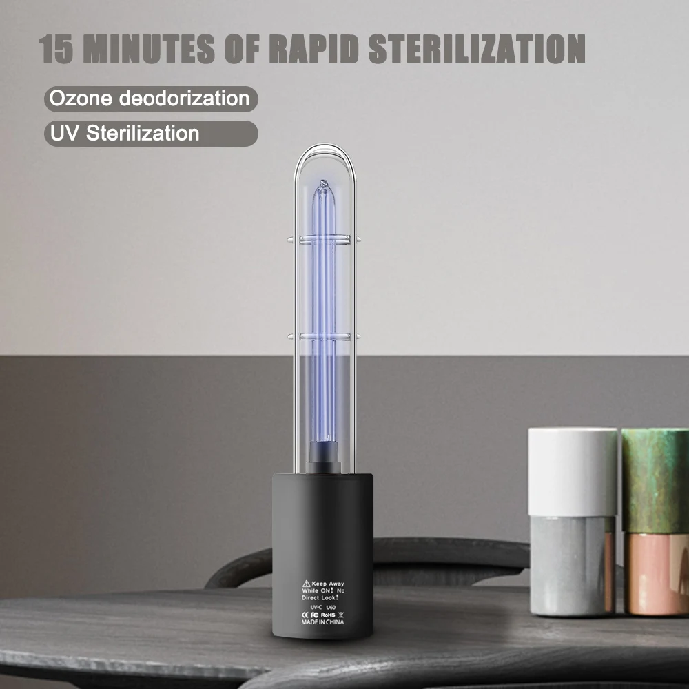 

Rechargeable Uv Sterilizer Light Home Ultraviolet Light Bulb UV Germicidal Lamp In Addition Mite Lights Ozone Sterilization Lamp