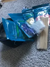 Cera de parafina caliente 200cc cera mini calentador pies Mini SPA máquina de mano cuerpo depilación 1 + 100g de cera + 10 Uds pegatinas