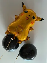 10 Uds Paquete de globos de látex de figura de episodios Pikachu Bulbasaur Squirtle monstruo de bolsillo de Ballon para niños fiesta