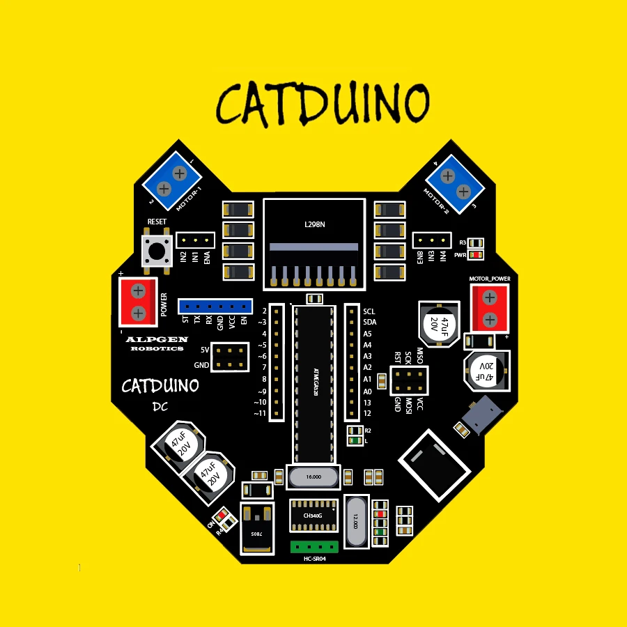 

Catduino DC 16Mhz CH340 ATMEGA328P-PU Arduino Uyumlu Orjinal