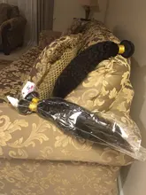 Yaki-extensiones de pelo ondulado brasileño, cabello humano brasileño de 1 / 3 / 4 mechones, Extensiones de Cabello 100% Remy, envío gratis