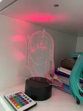 Two-Figure Nightlight Lamp Decor-Light Gift Manga Darling Zero Girls Bedroom Anime In-The-Franxx