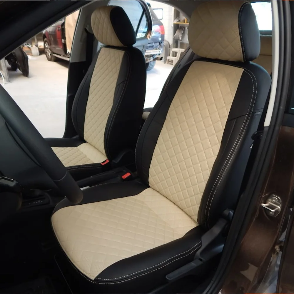 Для Skoda Roomster с 06-15г. авточехлы из Экокожи Ромб чехлы для авто | Автомобили и