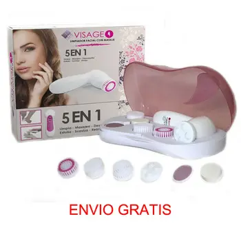 

LIMPIADOR FACIAL, CON MASAJEADOR Y 5 ACCESORIOS. VAVCI®