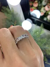 BRAVKIS bandas de boda eternidad anillos con Zirconia para las mujeres CZ cristal promesa Dedo de compromiso anillo joyas de diseño Bague BUR0279