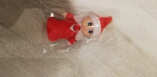 Muñecas duende de 7cm para bebés y niños pequeños, brazos móviles, piernas, accesorios para casa de muñecas, muñecos de Navidad, Baby duende de juguete