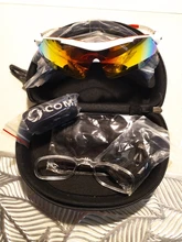 COMAXSUN profesional polarizado gafas ciclismo bicicleta gafas de sol para deportes al aire libre bicicleta UV 400 con 5 lentes TR90 2 Estilo