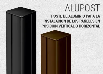 

Aluminum pole Alupost 2,15x0.06 Brown