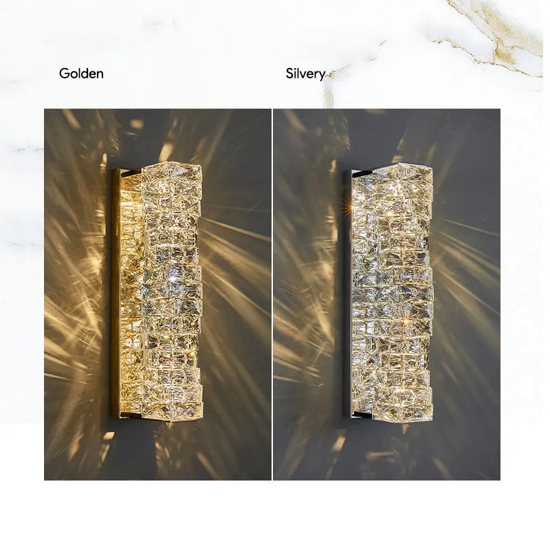 Luxury Crystal LED Wall Lamp 6