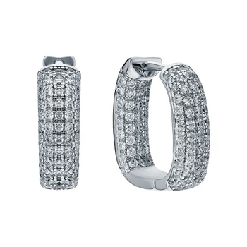 

Silver earrings with cubic zirconia sunlight sample 925