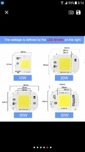Led-Chip Spotlight No-Need-Driver 220V 10W 20W 50W 30W 240V for Lampada DIY