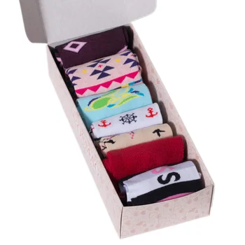 

A set of women's socks of 7 pairs (hoh) mix