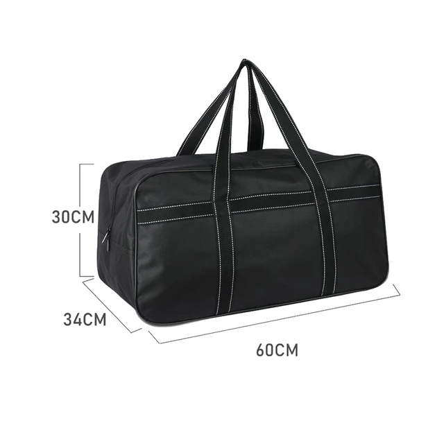 61 - 250 Litro Bolsa de Viaje Negra Hombre/Mujer, Bolsa Deporte Bolsa  Gimnasio de Viaje, Impermeable