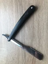 Afeitadora Manual profesional de borde recto, maquinilla de afeitar afilada de acero inoxidable, afeitadora plegable con cuchilla, herramienta de afeitar recta