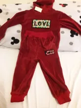 Conjunto de ropa con capucha de terciopelo para bebés y niños, chaqueta abrigo para niños, pantalones, trajes deportivos, chándales, ropa para niños pequeños