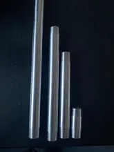 300mm Pipe-Fitting Extension-Tube 304-Stainless-Steel Connector Thread-Equal Male 50mm