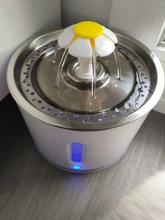 Dispenser-Container Fountain Cat-Bowl Water-Level-Display Electric-Water-Feeder Dogs