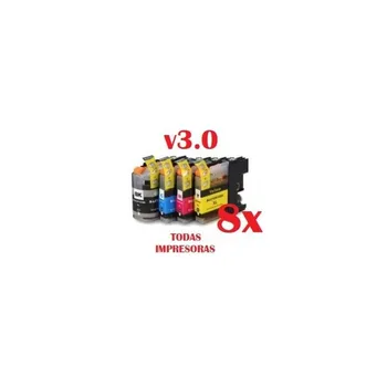 

Compatible 8 x BROTHER LC-123 Premium ink cartridge