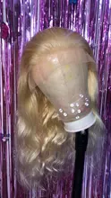 Ishow 613 rubia peluca con malla Frontal 13x4 transparente peluca Frontal de encaje Pre arrancado 28 30 pulgadas brasileño de la onda del cuerpo pelucas de cabello humano