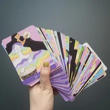 Juego de cartas del Tarot de oráculo, juego de mesa de oráculo sagrado, guía, adivinación, juego de mesa, 55 hojas