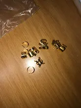 Pinzas ajustables para pelo vikingo para hombre y mujer, 10 Uds./20 piezas Uds., trenzas para pelo dreadlock, cuentas para Barba, clips para el pelo, accesorios para hombre y mujer