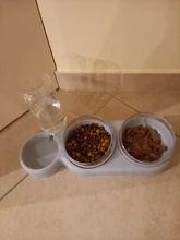 Pet-Feeder Pet-Products Food-Bowl Water-Dispenser Cats Drinking Automatic Dogs for 2-In-1