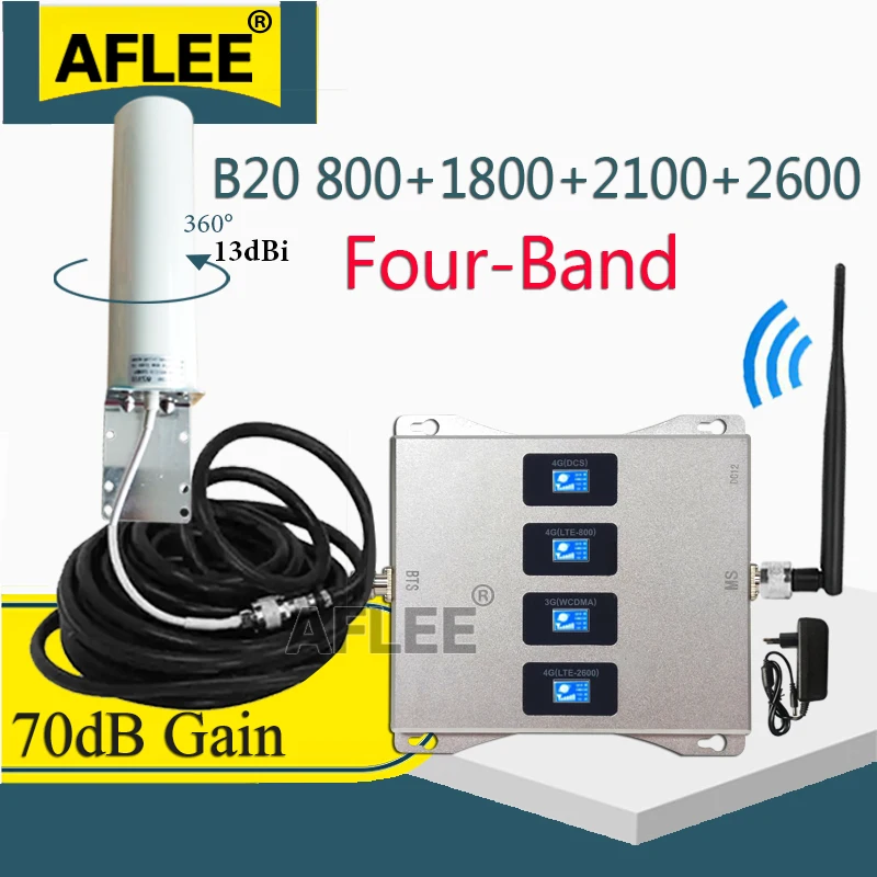 New! Four-Band LTE800 1800 2100 2600 mhz Cell