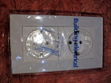 EU Standard Plug Glass-Panel Crystal Power-Socket Electrical Outlet Wall SRAN Multi-Way