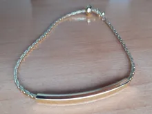 Kpop-pulsera de cadena de Color dorado para mujer, pulsera de acero inoxidable ajustable, joyería de amistad