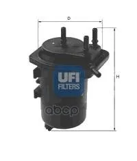 Фильтр Топливный, Дизель Ufi 2401300 UFI арт. 2401300