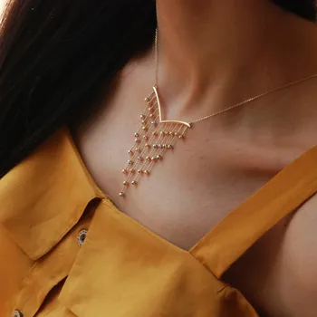 

Dangle Gold Necklace 05-316-14KLY3546