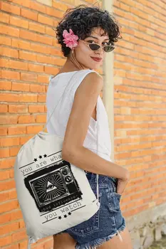 

Angemiel Bag You Are What You Watch Cloth Backpack