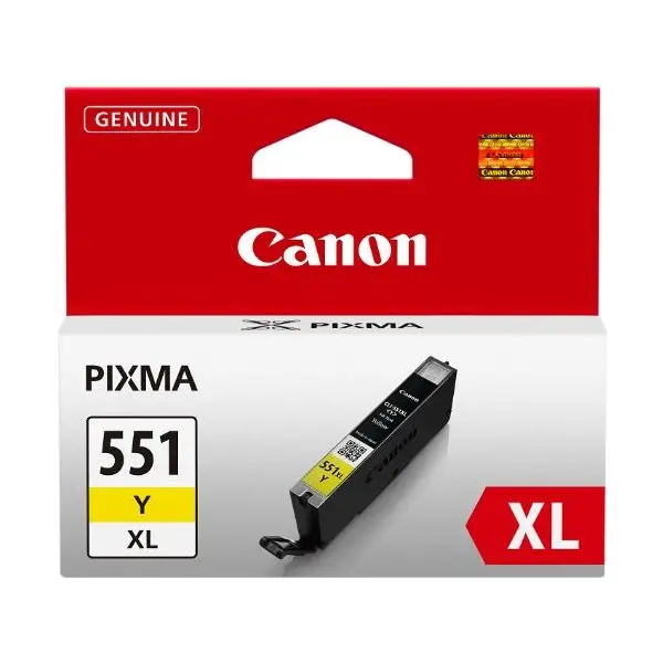 Чернильный картридж Canon CLI-551Y XL IP7250/MG5450 желтый