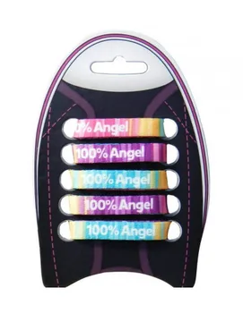 

LACES WITH PHRASES "100% ANGEL"