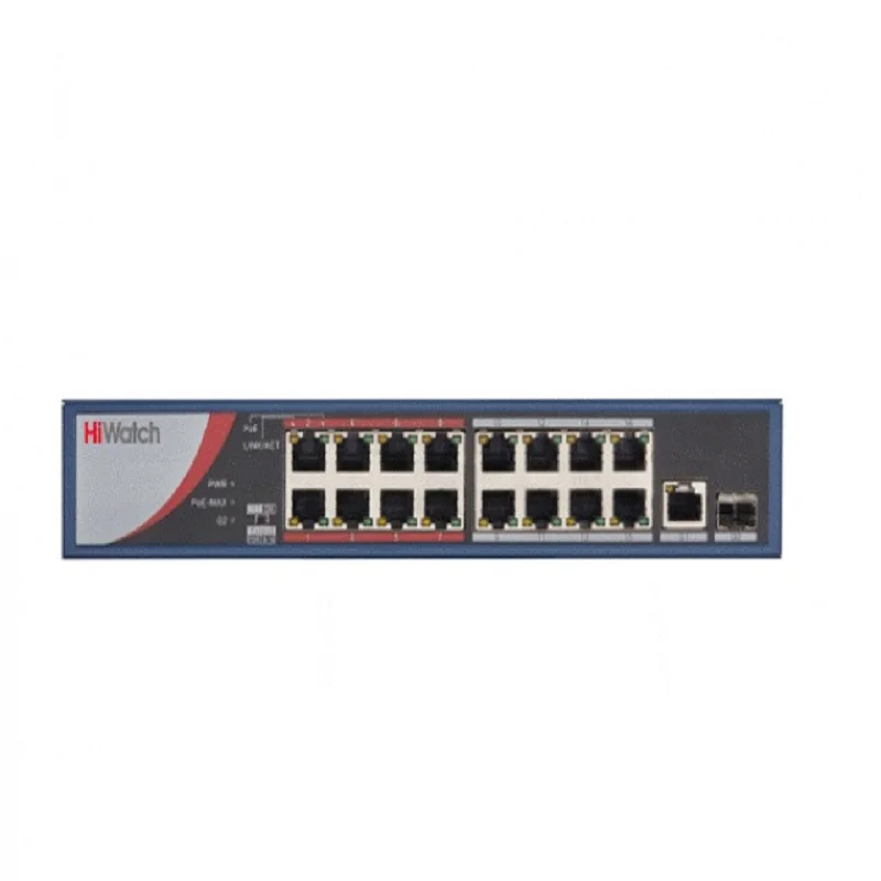 16-ти портовый сетевой неуправляемый POE коммутатор DS-S1816P(B) | Компьютеры и офис