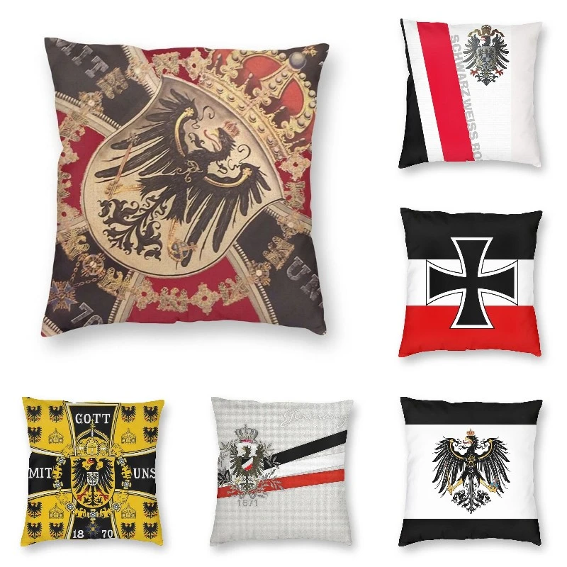 King Prussia German Eagle Iron Cross German Pillow Cover Cushion