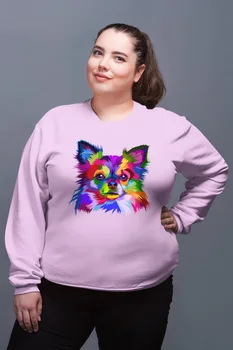

Angemiel Wear Colorful Yorkie Pink Women Sweatshirts