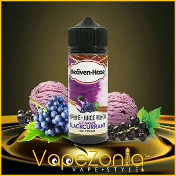

HEAVEN HAZE e juice ICY GRAPE BLACKCURRANT Ice Cream 100 ml