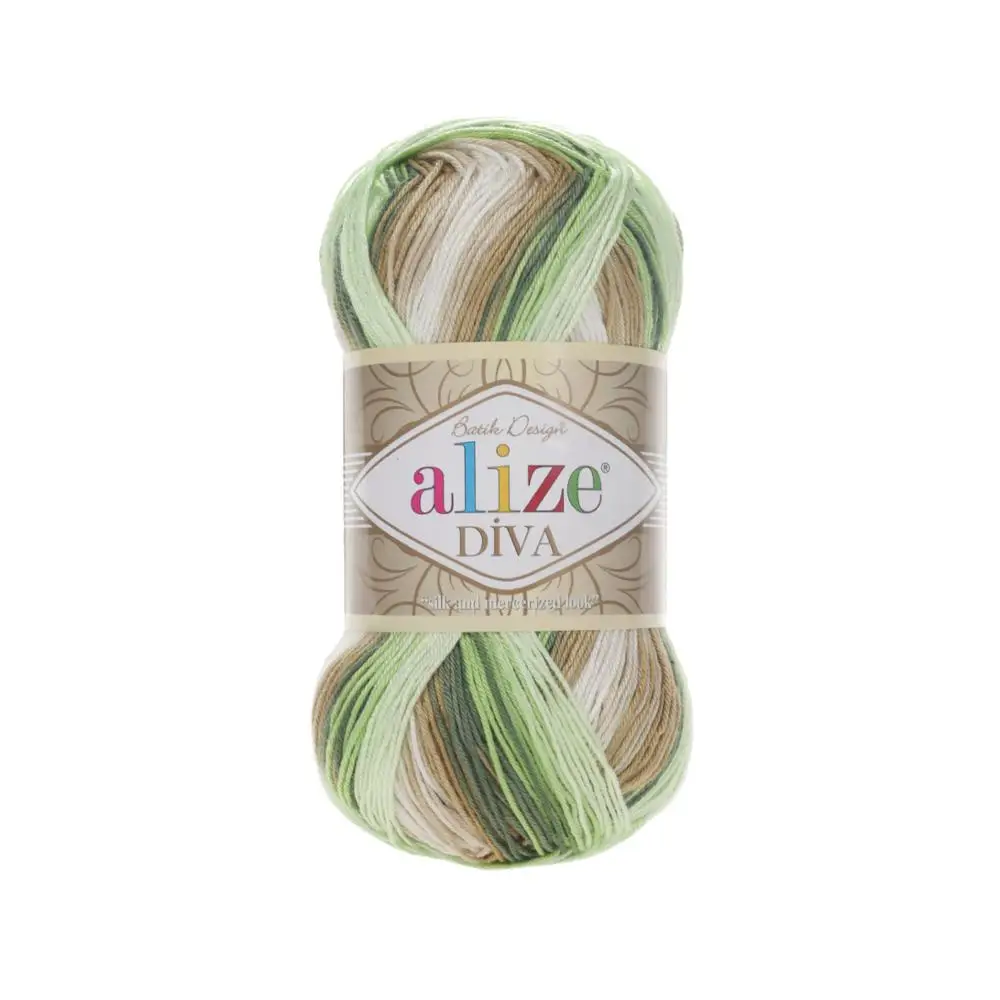 Alize Diva Ball Hand Knitting Yarn, 100 Grams 350 Meters, Acrylic