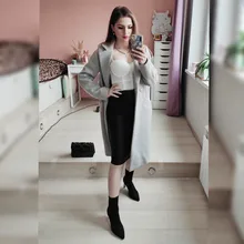 Aphixta-Botas de tacón de hoja de Metal para mujer, Botines de tacón de aguja, de tela elástica, puntiagudas