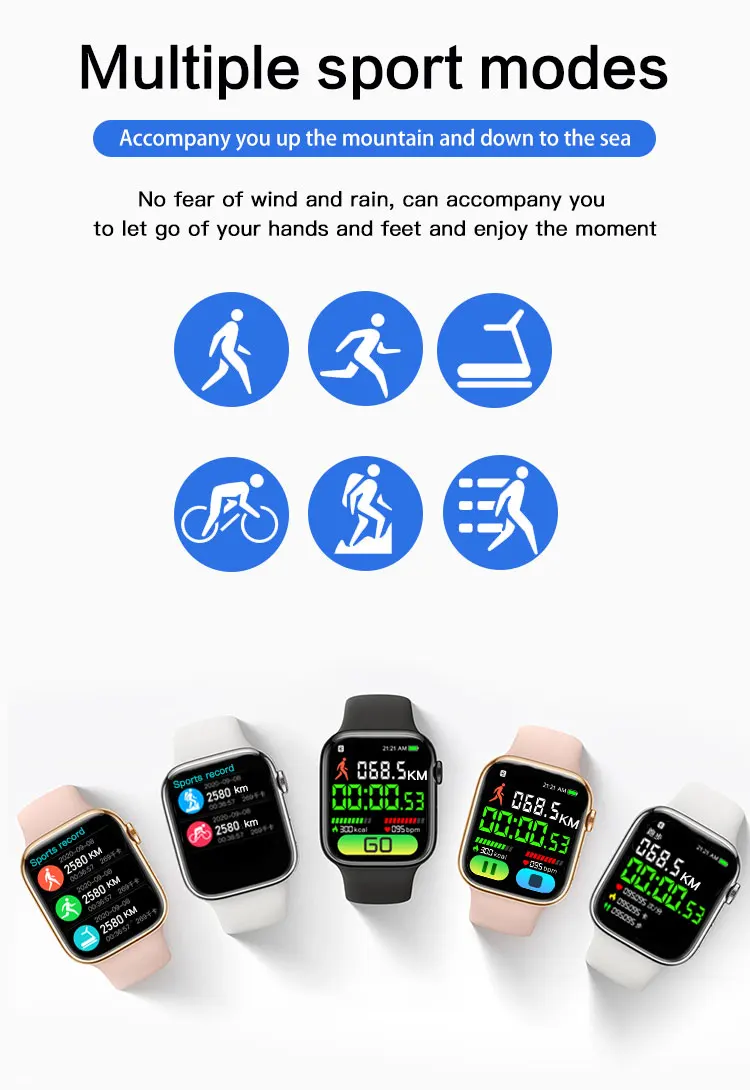 NFC Smart Watch Series 7 Lhix Os System 1.75inch Bluetooth Smart Watch woman man Fitness Bracelet Pk Girl Smartwatch Iwo W37 Pro