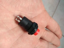 Interruptor de botón momentáneo DS228, botón de bloqueo de encendido/apagado para tablero de coche, barco, 12V, DS428, 10 Uds.
