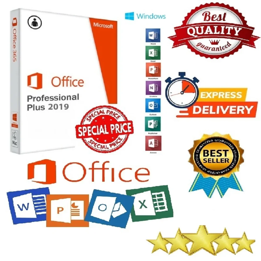 Original Ms Office 2021 Professional Plus 32/64Bit Life Time Product Key For 1 User 3
