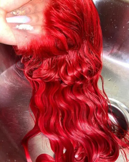 99J red burgundy lace front wig human hair wigs | DreamingHair