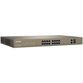 

I-SWHUB TEF1218P-PoE Switch Desktop Web Smart 16 ports 10/100 + 2GE + 2SFP Combo, TEF1218P