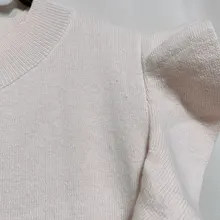 Neploe-Jersey de punto con cuello redondo y hombros descubiertos para mujer, jersey de manga larga con cuello redondo, jersey liso para primavera y verano