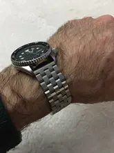 Correa de acero inoxidable para reloj de 18mm, 20mm, 22mm y 24mm para hombre y mujer, banda de Metal sólido cepillado para Gear S3, accesorios para reloj