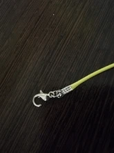 20 piezas de cuero hecho a mano ajustable trenzado collares de cuerda y amuletos colgantes resultados langosta cierre cable cadena