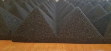 Wall-Panels Pyramid Studio-Treatment Acoustic-Foam Sound-Absorption 12pcs 25--25--5cm
